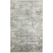 Eko Halı Verona Dyed Vrd 01 Sılver Overdyed Yumuşak Ipeksi Dokulu Modern Eskitme Tarz Makine Dokuması Halı
