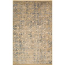 Eko Halı Verona Dyed Vrd 06 Marıne Gold Overdyed Yumuşak Ipeksi Dokulu Modern Eskitme Tarz Makine Dokuması Halı