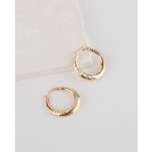 Çelikoğlu Kuyumculuk 14 Ayar Altın Halka Küpe 3,43 gr