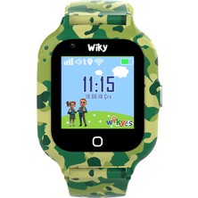 Wiky Watch 4s Kamuflaj Yeşil Görüntülü Görüşmeli Akılı Çocuk Saati