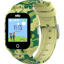 Wiky Watch 4s Kamuflaj Yeşil Görüntülü Görüşmeli Akılı Çocuk Saati