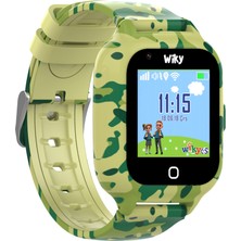 Wiky Watch 4s Kamuflaj Yeşil Görüntülü Görüşmeli Akılı Çocuk Saati