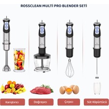 RossClean Multi Pro 6in1 1000W Blender Seti