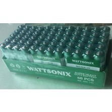 Wattsonıx R03 Aaa Ince Kalem Pil (60LI Paket Kumanda Pili)