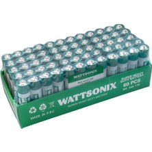 Wattsonıx R03 Aaa Ince Kalem Pil (60LI Paket Kumanda Pili)