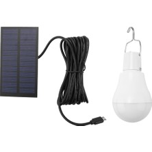 Gui xulian Taşınabilir Led Güneş Işığı 15w Ampul Led Lamba Usb Şarj Edilebilir Güneş Enerjili Açık/Kapalı Seyahat Kamp Bahçe Lambası (Yurt Dışından)