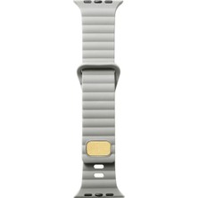 Kny Apple Watch Ultra 2 Için Düz Desenli Silikon Kayış-Kordon Krd-73