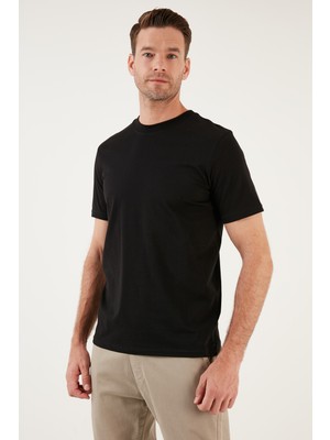 Buratti Pamuklu Regular Fit Bisiklet Yaka Basic T Shirt Erkek T Shirt 59020201