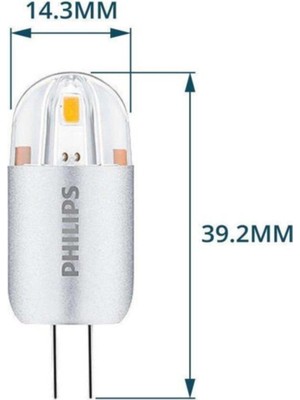 Philips CorePro LedCapsule 1.2W/10W G4 Sarı Işık (12V)