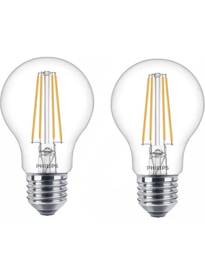 Philips LED 7W/60W 2'li Paket Beyaz Işık