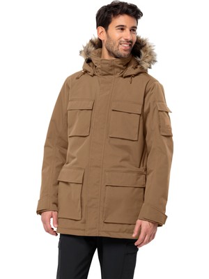 Jack Wolfskin Glacier Canyon Bej Erkek Outdoor Ceketi 1107674-5601