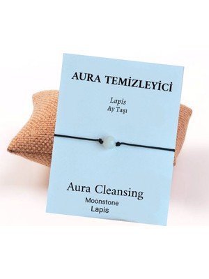 Takıconcept Doğaltaş Aura Temizleyici Bileklik Ay Taşı