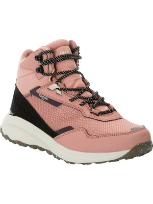 Jack Wolfskin Dromoventure Texapore Mid Kadın Pembe Outdoor Ayakkabı ve Bot 4059651-5165