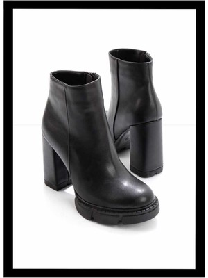 Bambi Siyah  Kadın Bot & Bootie K02215300309