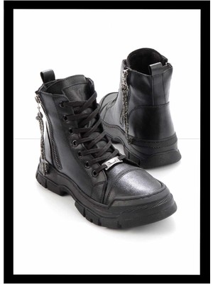 Bambi Siyah  Kadın Bot & Bootie K02566008009