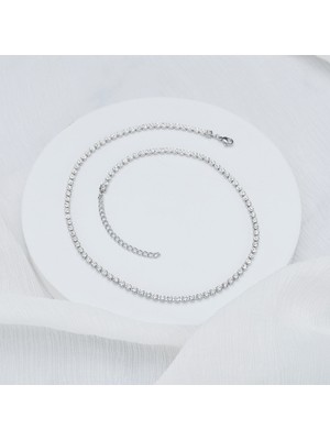 Takıconcept Su Yolu Swarovski Taşlı Kolye Bileklik Set