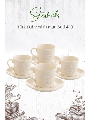 Starbucks® Türk Kahvesi Fincan Seti 4'lü
