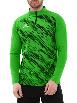 Raru Erkek Yarım Fermuarlı Sweatshirt Dıgnus Yeşil