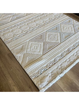 Hoom Rugs Ruby 1551 Multi Beyaz Iskandinav Halı