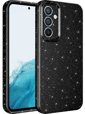 Apsuwa Samsung Galaxy A54 Kılıf Koton Simli Silikon + Ekran Koruyucu