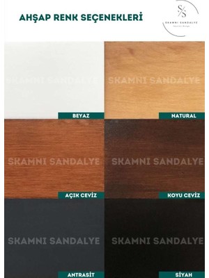 Klein Haus Furniture Rome Ahşap Yemek Odası Sandalyesi