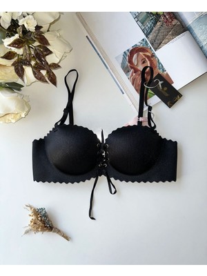Intive Lingerie Lady Lazer Kesim Önden Bağlamalı Ithal Push-Up Maximizer Sütyen