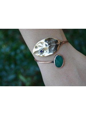 Stoneage Jewellery Yeşim Taşlı Tasarım Bileklik
