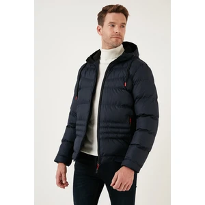 Kapüşonlu Fermuarlı Cepli Slim Fit Mont Erkek Mont 6490001