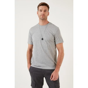 Pamuklu Regular Fit Bisiklet Yaka Basic T Shirt Erkek T Shirt 59020201