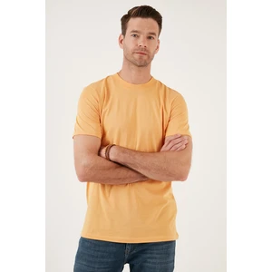 Pamuklu Regular Fit Bisiklet Yaka Basic T Shirt Erkek T Shirt 59020201