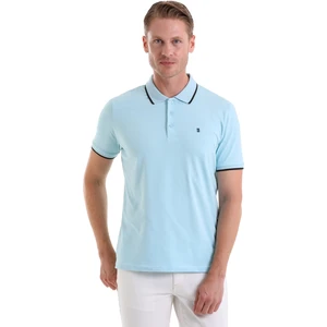 Mavi Regular Fit Düz 100% Pamuk Polo Yaka Tişört