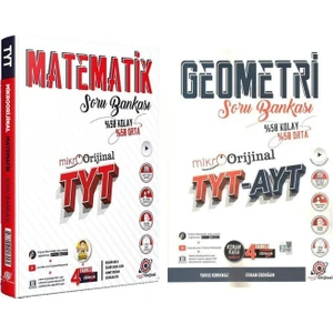 Orijinal Yayınları  TYT Mikro Matematik ve Geometri Soru Bankası Seti 2 Kitap