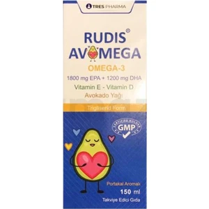 Rudis Avomega Omega 3 Şurup 150 Ml