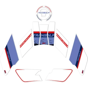 GP Kompozit Honda XL750L Transalp 2023-2024 Uyumlu Tank Pad Beyaz