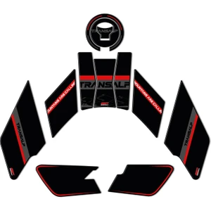 GP Kompozit Honda XL750L Transalp 2023-2024 Uyumlu Tank Pad Siyah