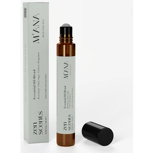 Zen Scents Aromaterapi Roll On - Bergamot Yağı, Vetiver Yağı, Biberiye Yağı ve Misk Adaçayı  Yağı Karışımı