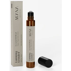 Mana Botanicals Tummy Tender Aromaterapi Roll On Nane Yağı, Zencefil Yağı, ve Limon Yağı Özel Karışımı Roll On