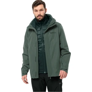 Jack Wolfskin Luntal 3In1 Erkek Yeşil Mont 1116251-4311