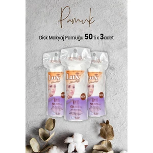 Disk Makyaj Pamuğu 50'li x 3 Adet