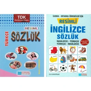 Evrensel İletişim Yayınları  Resimli Türkçe Sözlük - Resimli İngilizce Sözlük 2’li Set