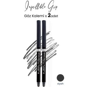 L'Oréal Paris Infaillible Automatic Jel Göz Kalemi Yoğun Siyah X 2 Adet