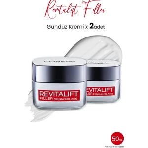 L'Oréal Paris Loreal Paris Revitalift Filler Hyaluronik Asit Gündüz Kremi 50ML x 2 Adet