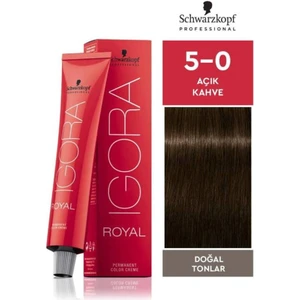 Igora Royal Doğal Tonlar 5-0 Açık Kahve Saç Boyası 60ml