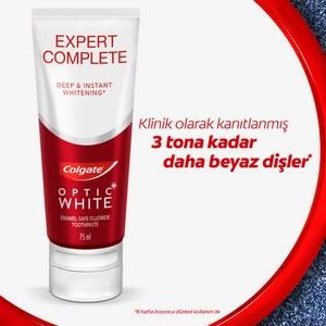 Beyazlatıcı Diş Macunu 75 ml Hidrojen Peroksitli Naneli Derin Temizlik Leke Önleyici