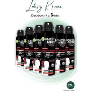 Men 48h Lekesiz Koruma Erkek Deodorant 150 Ml X 6 Adet