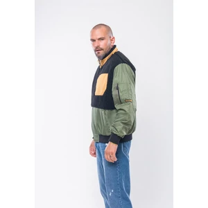 K230 Erkek Siyah Bomber Mont