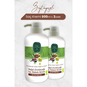 Eyüp Sabri Tuncer Doğal Zeytinyağlı Saç Kremi 600 Ml X 2 Adet