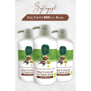 Eyüp Sabri Tuncer Doğal Zeytinyağlı Saç Kremi 600 Ml X 3 Adet