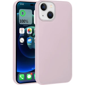 Case 4U Apple iPhone 15 Plus Kılıf Klasik Mat Renkli Yumuşak Premier Silikon Rose Gold