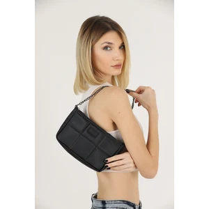 Kadın Tokyo Zincir Askılı Siyah Omuz Çantası